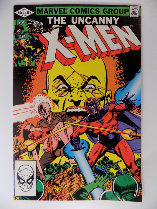 Uncanny X-Men #161 Magneto Origin Marvel Comic September 1982 Very Fine