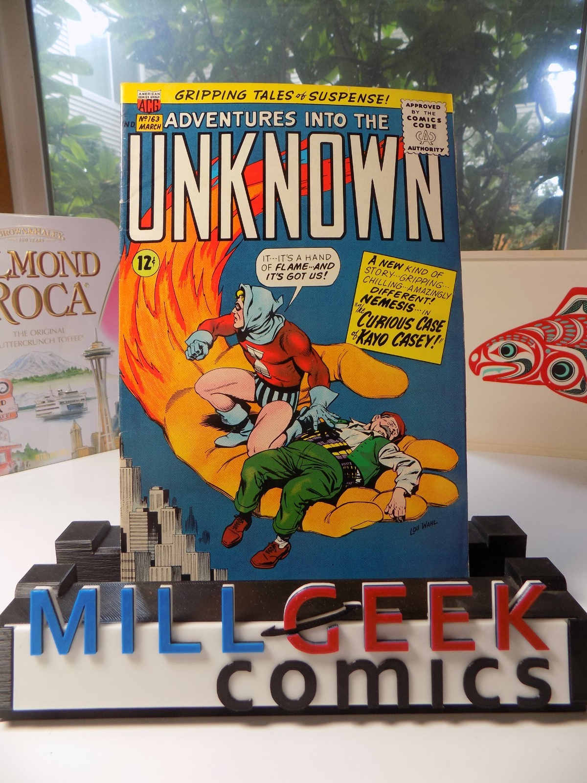 Adventures Into The Unknown #163 American Comic March 1966 Fine/Very Fine