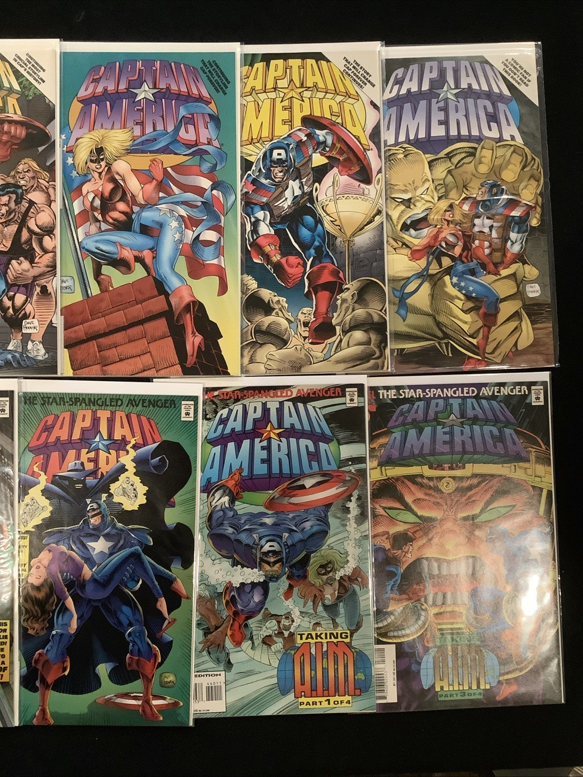 Captain America #425-441 Comic Lot, Marvel Comics, Mark Gruenwald, 1994