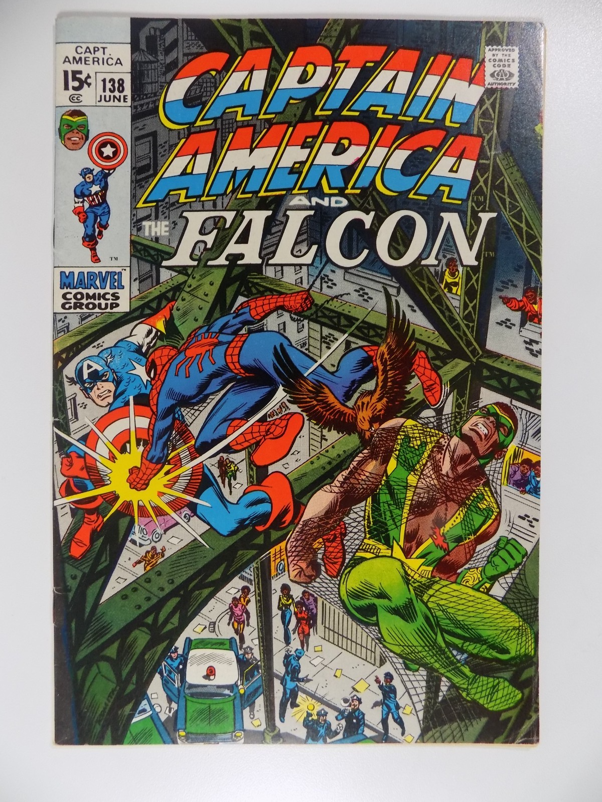 Captain America #138 Marvel Comic June 1971 Fine+