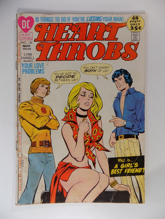Heart Throbs #135 DC Comic November 1971 Very Good
