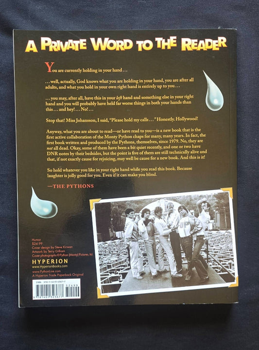 Monty Python Live! by Graham Chapman, Terry Gilliam, etc. (1st Ed 2009) JD