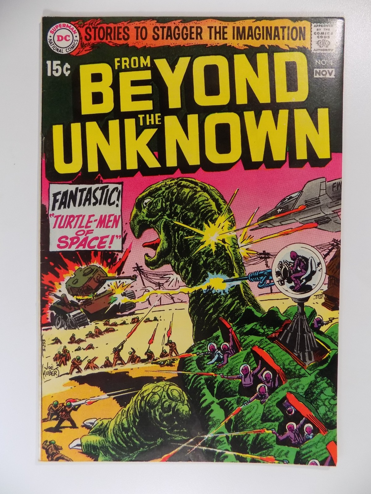 From Beyond the Unknown #1 DC Comic November 1969 Very Fine+