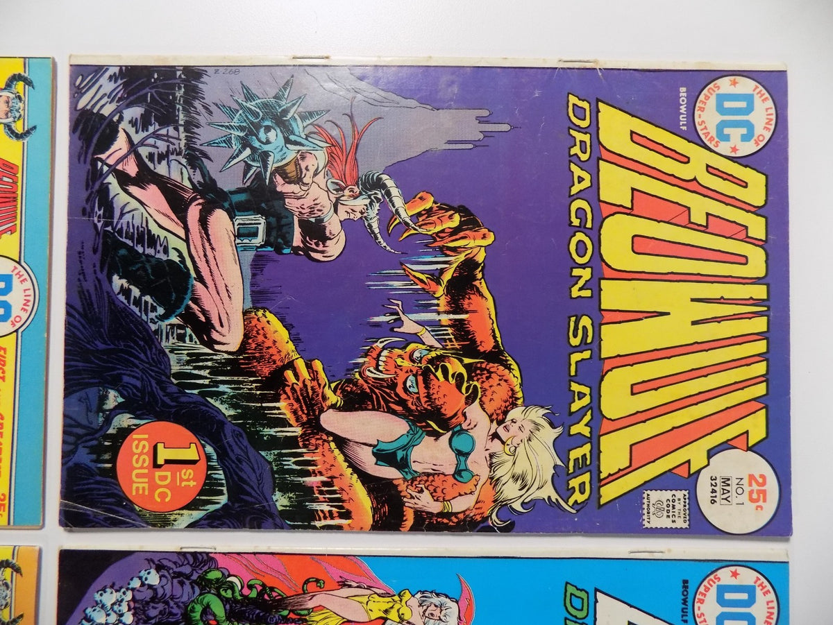 Beowulf Dragon Slayer #1-6 DC Comics May 1975-March 1976 Fine or Better