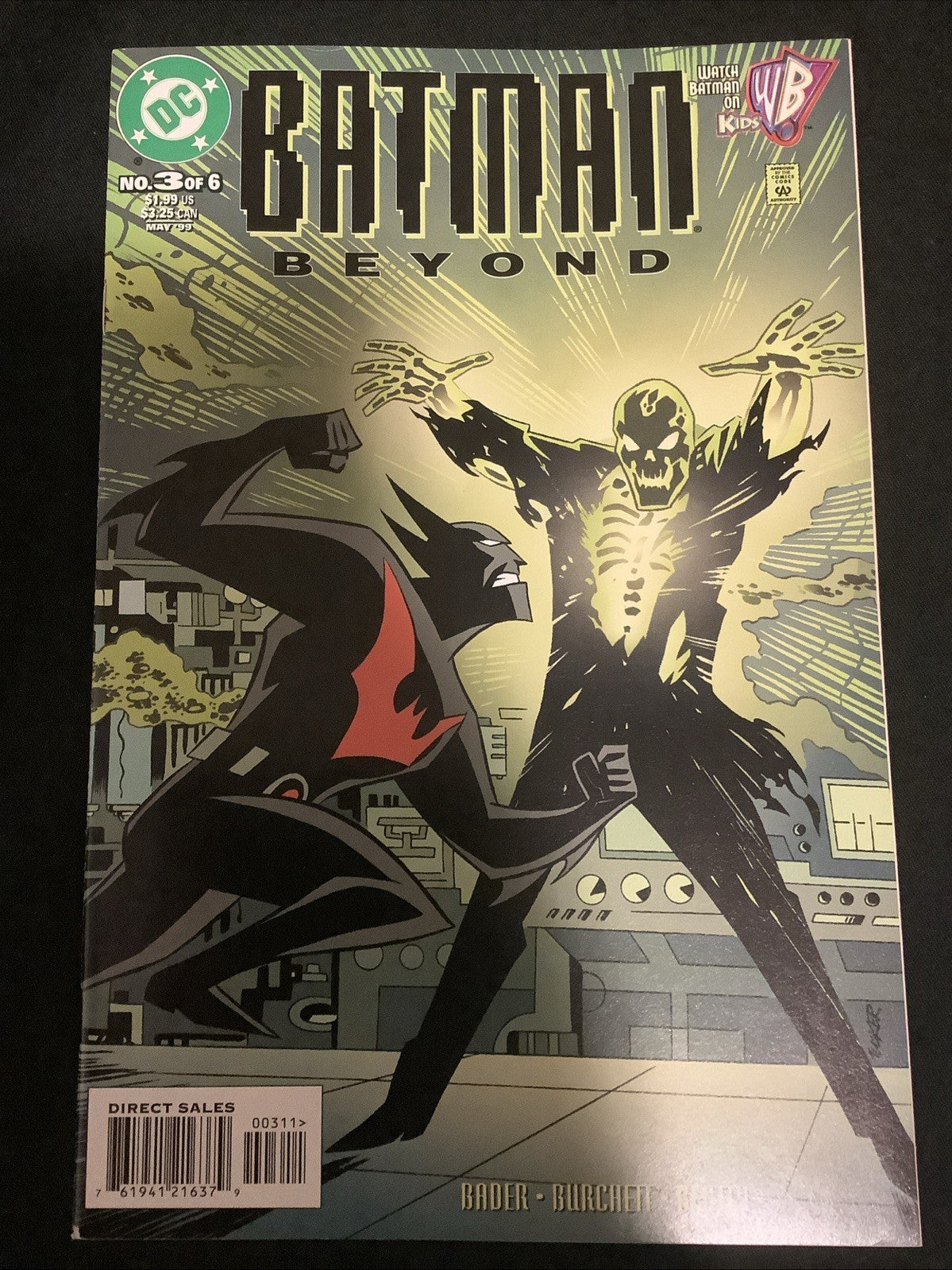 Batman Beyond #3 (DC Comics May 1999) VF+ (8.5) 1st App Blight