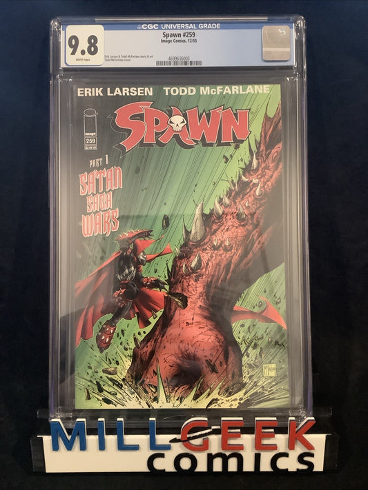 Spawn #259 (Image Comics) CGC Graded 9.8 (NM/M) Todd McFarlane, Erik Larsen