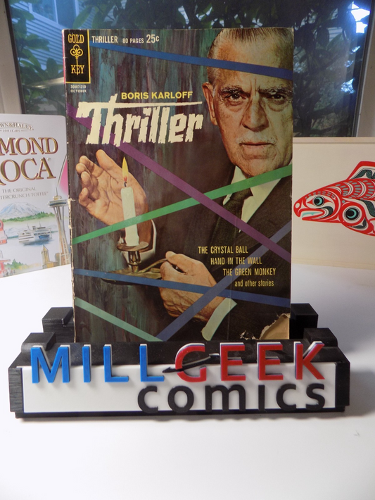 Thriller Boris Karloff #1 Gold Key Comic 1962 Very Good-