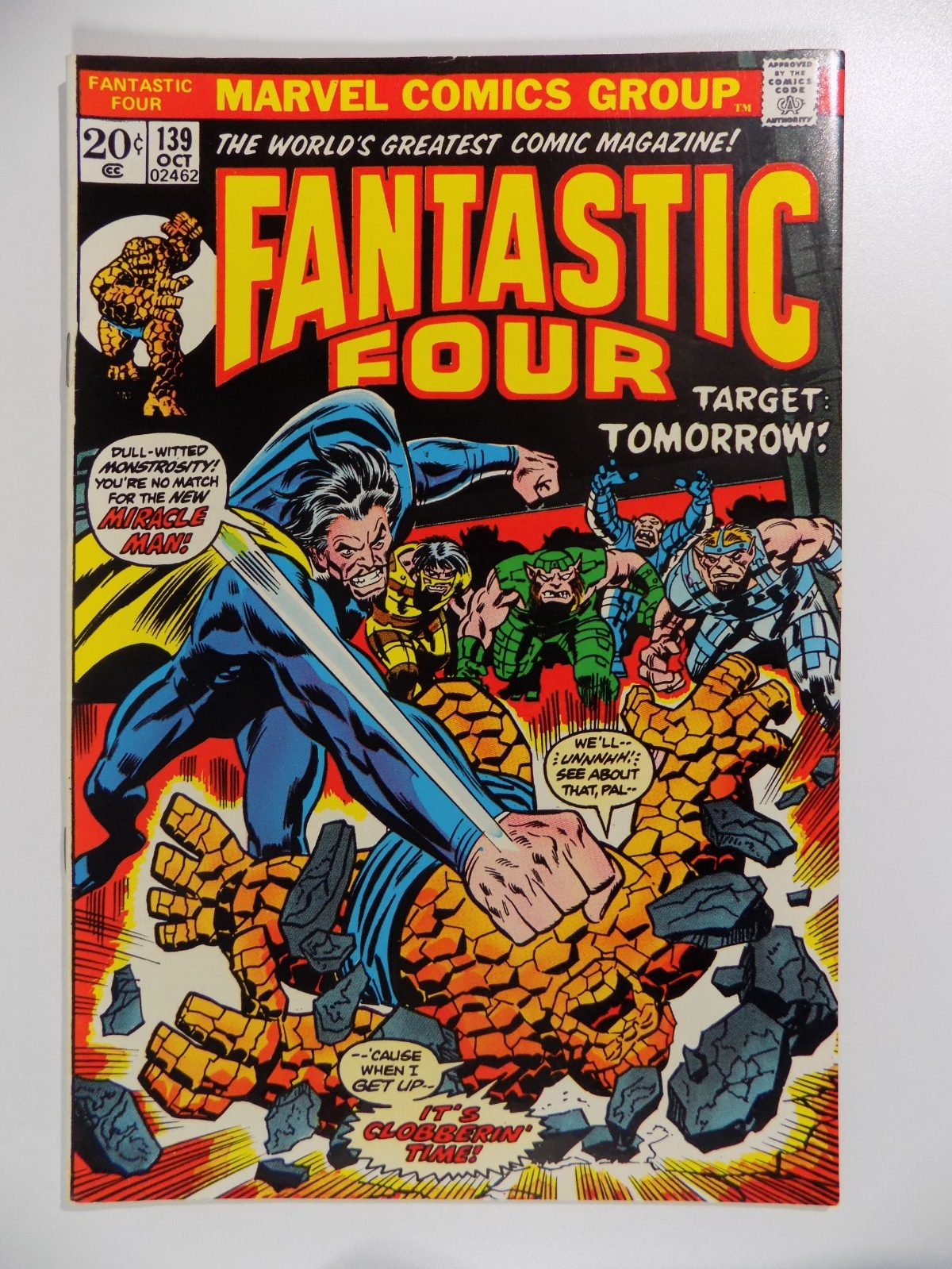 Fantastic Four #139 Marvel Comic October 1973 Very Fine+