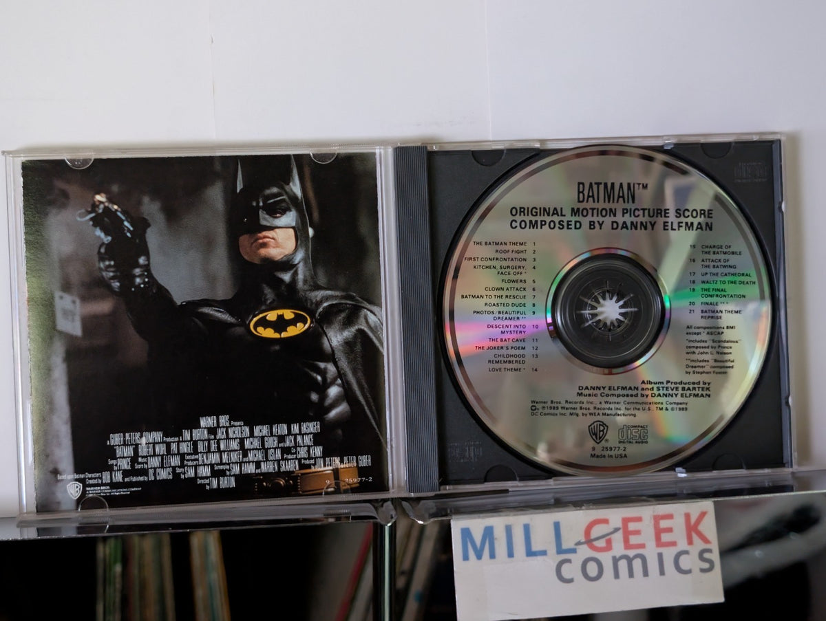 Batman - CD Soundtrack Score, music by Danny Elfman -JD