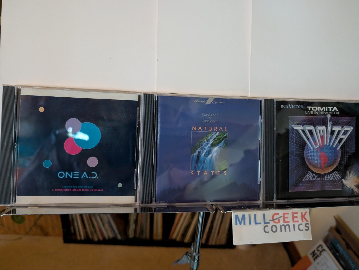 Electronic Ambient Music 3 CD Lot (One A.D., Natural States, Tomita Live) -JD