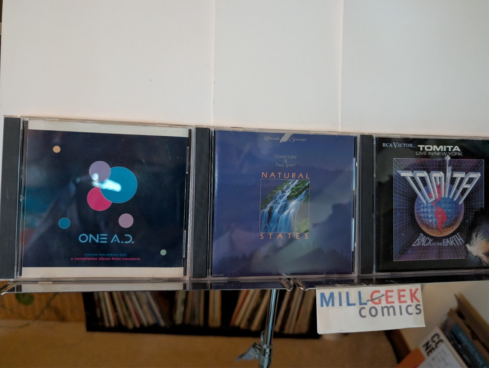 Electronic Ambient Music 3 CD Lot (One A.D., Natural States, Tomita Live) -JD