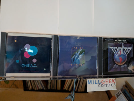 Electronic Ambient Music 3 CD Lot (One A.D., Natural States, Tomita Live) -JD