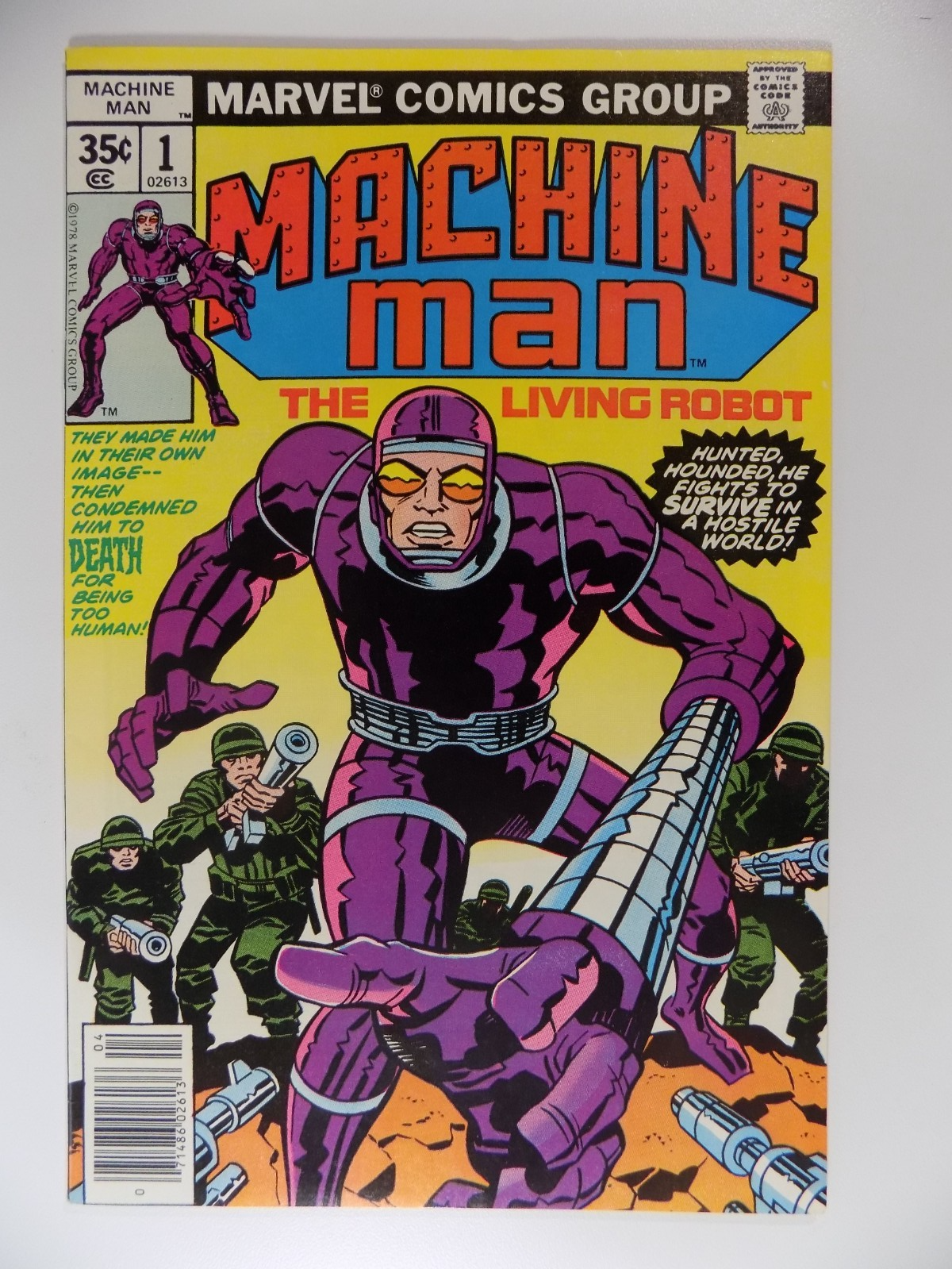 Machine Man The Living Robot #1 Marvel Comic April 1978 Near Mint+