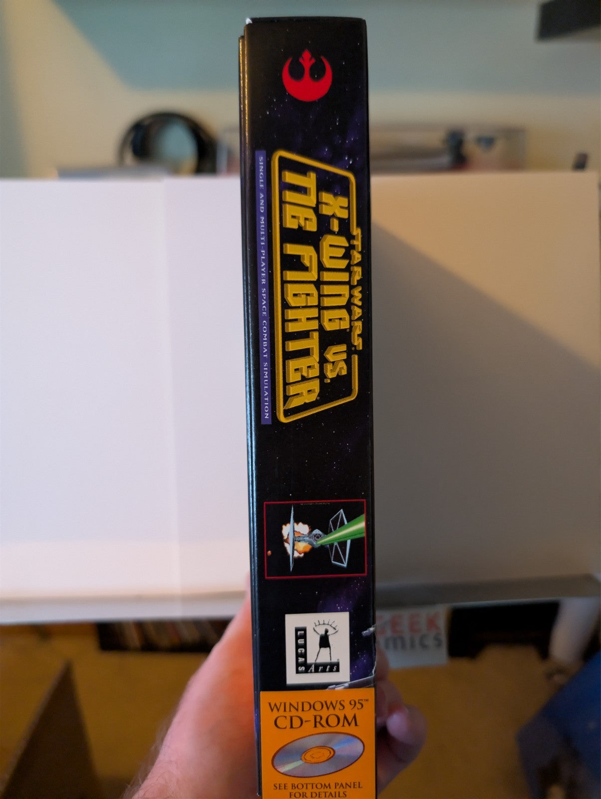 Star Wars X-Wing vs. Tie Fighter, Big Box Complete, PC CD-ROM -JD