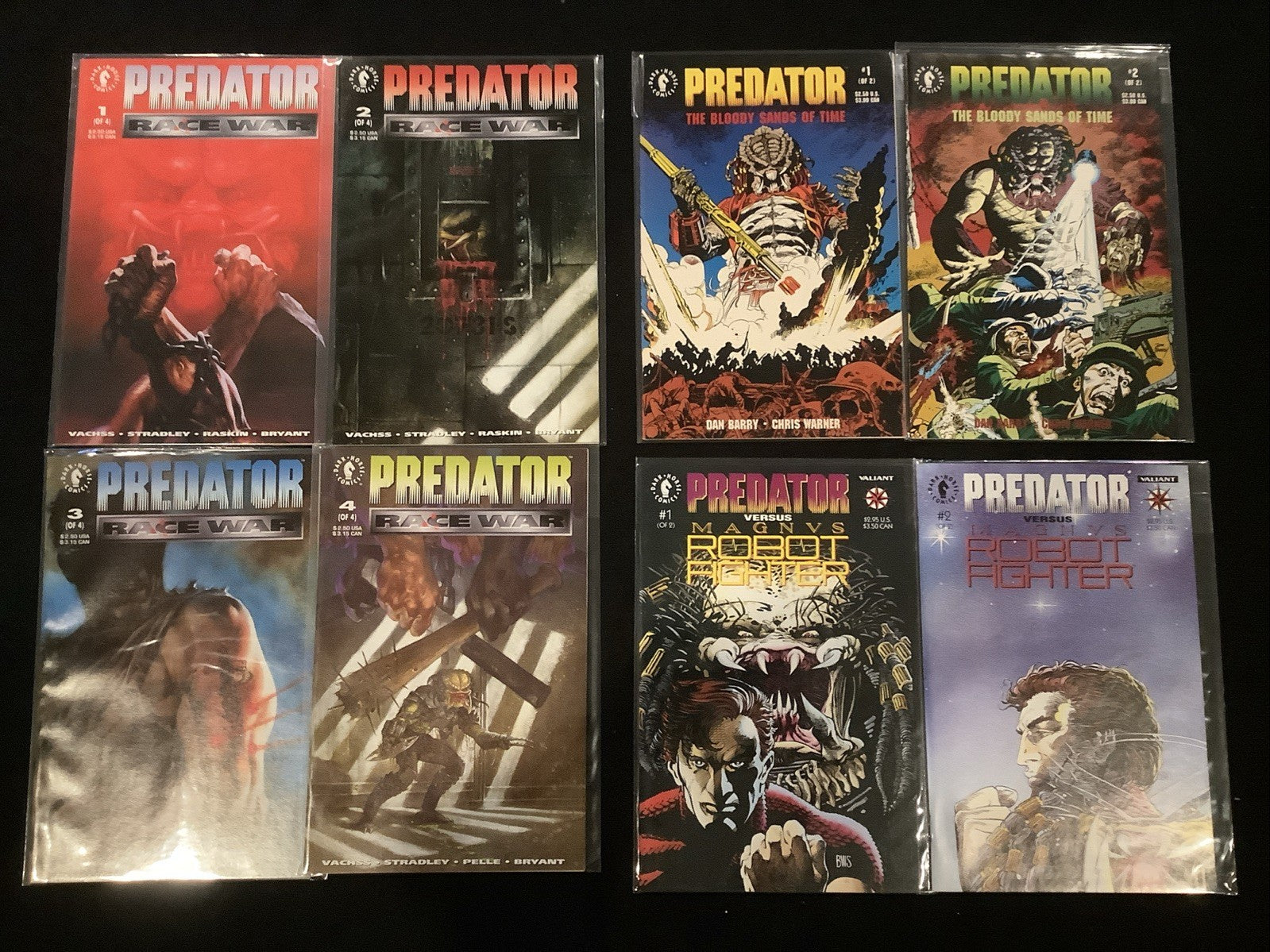 Predator Comic Bundle: Race War, Bloody Sands Of Time, Vs Magnus Robot Fighter