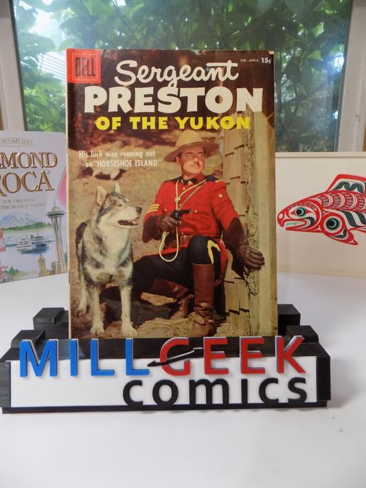 Sergeant Preston o/t Yukon #22 Dell Comic Feb.-April 1957 Fine+