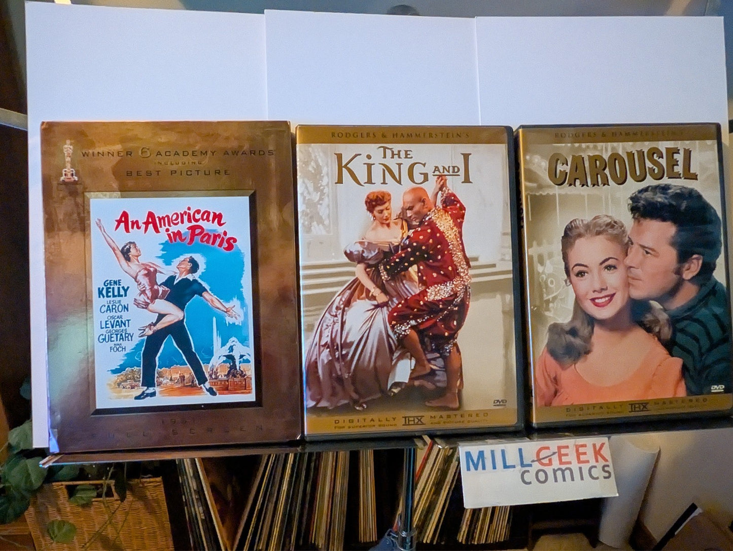 An American in Paris / The King and I / Carousel, 3 Musicals (DVD) Like New -JD