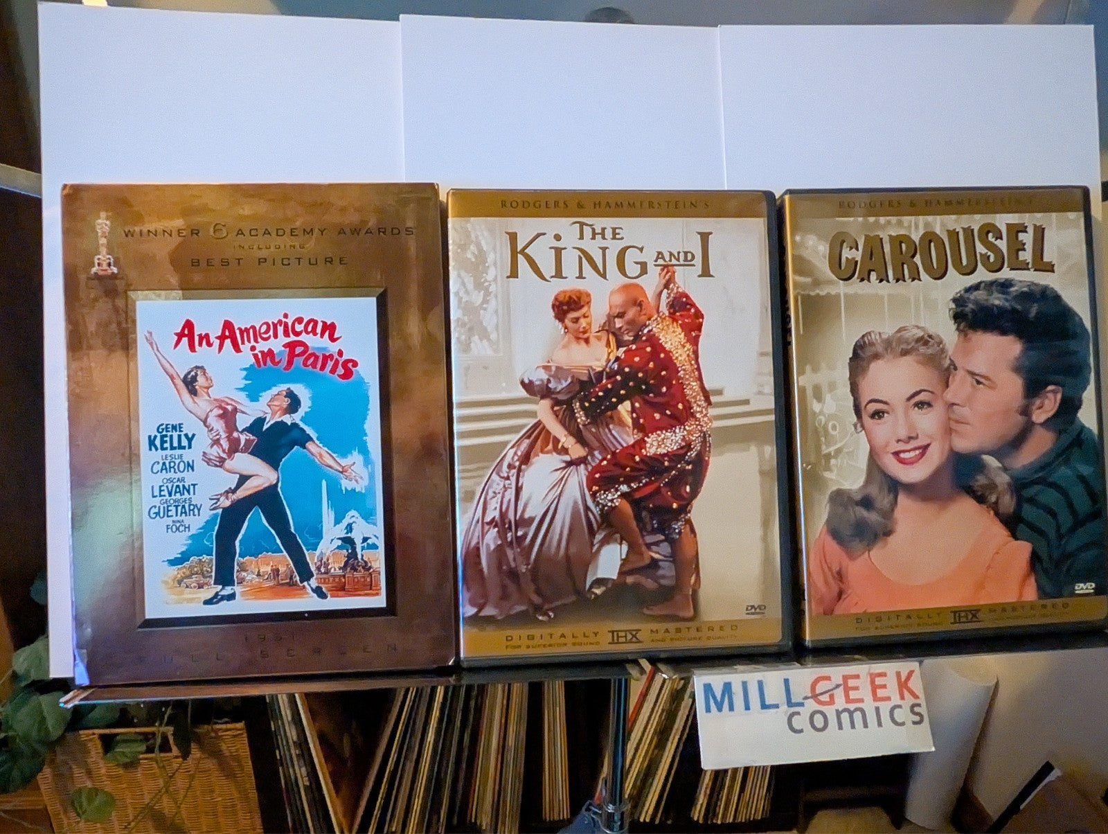 An American in Paris / The King and I / Carousel, 3 Musicals (DVD) Like New -JD