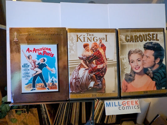 An American in Paris / The King and I / Carousel, 3 Musicals (DVD) Like New -JD