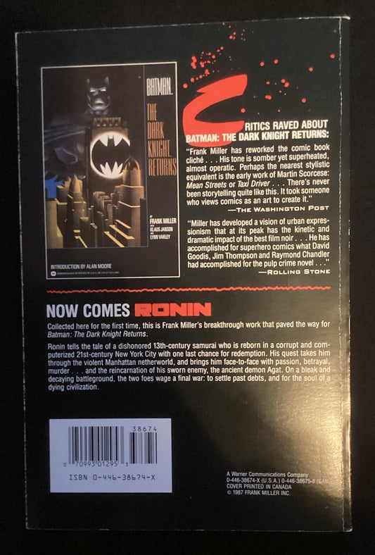 Frank Miller's Ronin, 1987 1st Printing, PB Comic, 6 Issue Collection Fold-Out