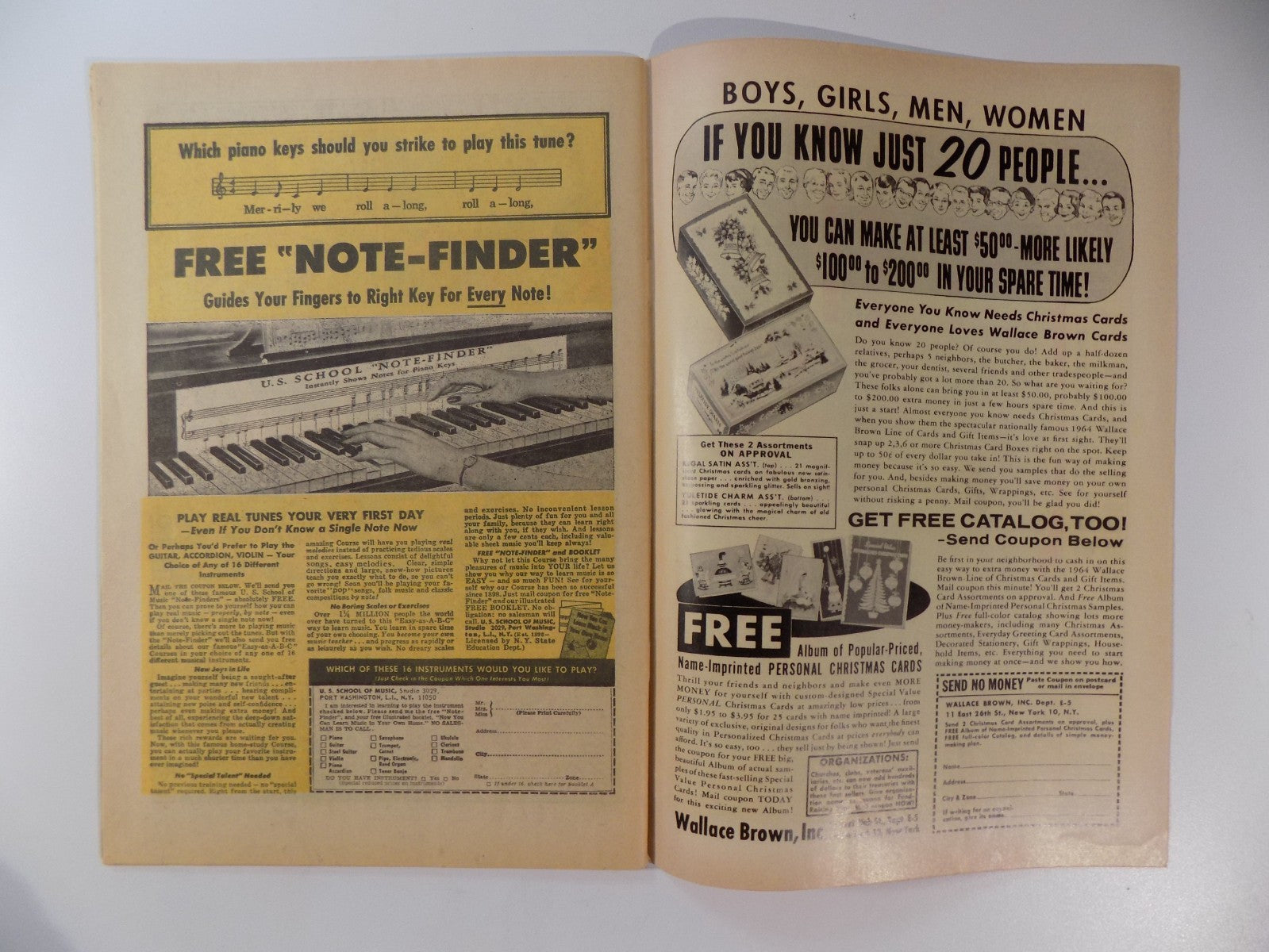 Adventures Into The Unknown #151 American Comic Sept 1964 F/VF