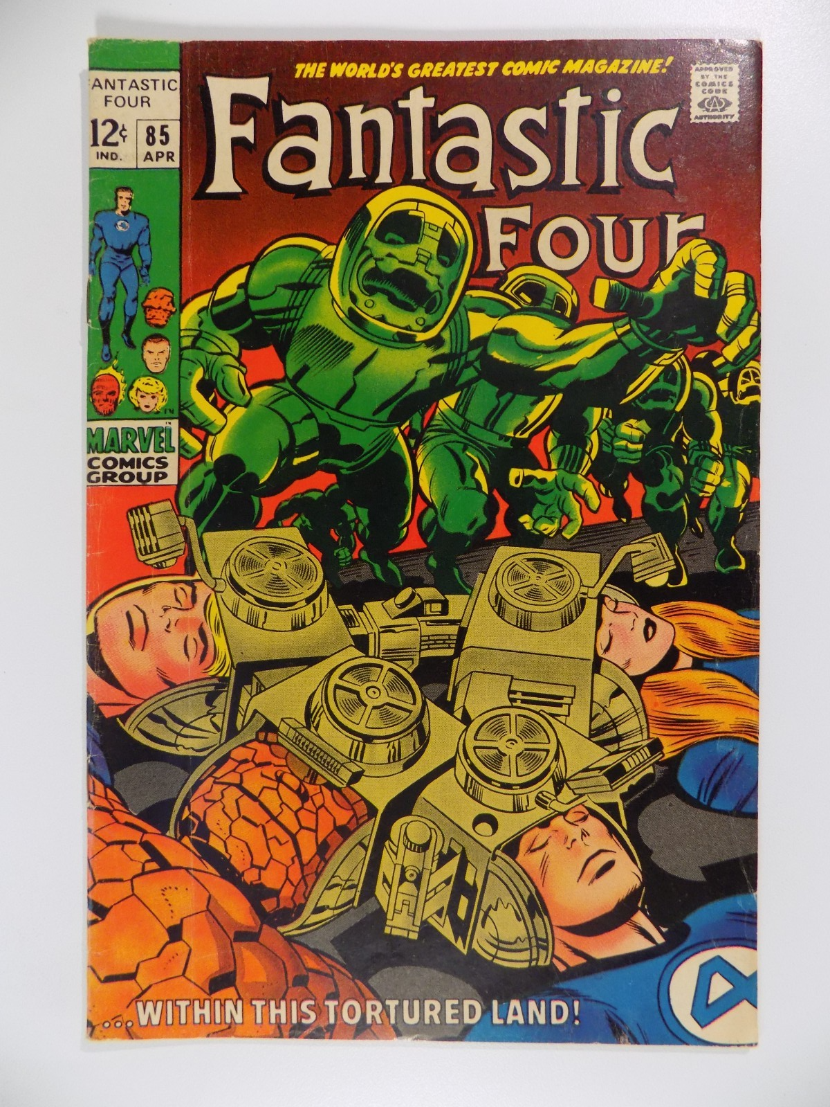 Fantastic Four #85 Marvel Comic April 1969 Fine-