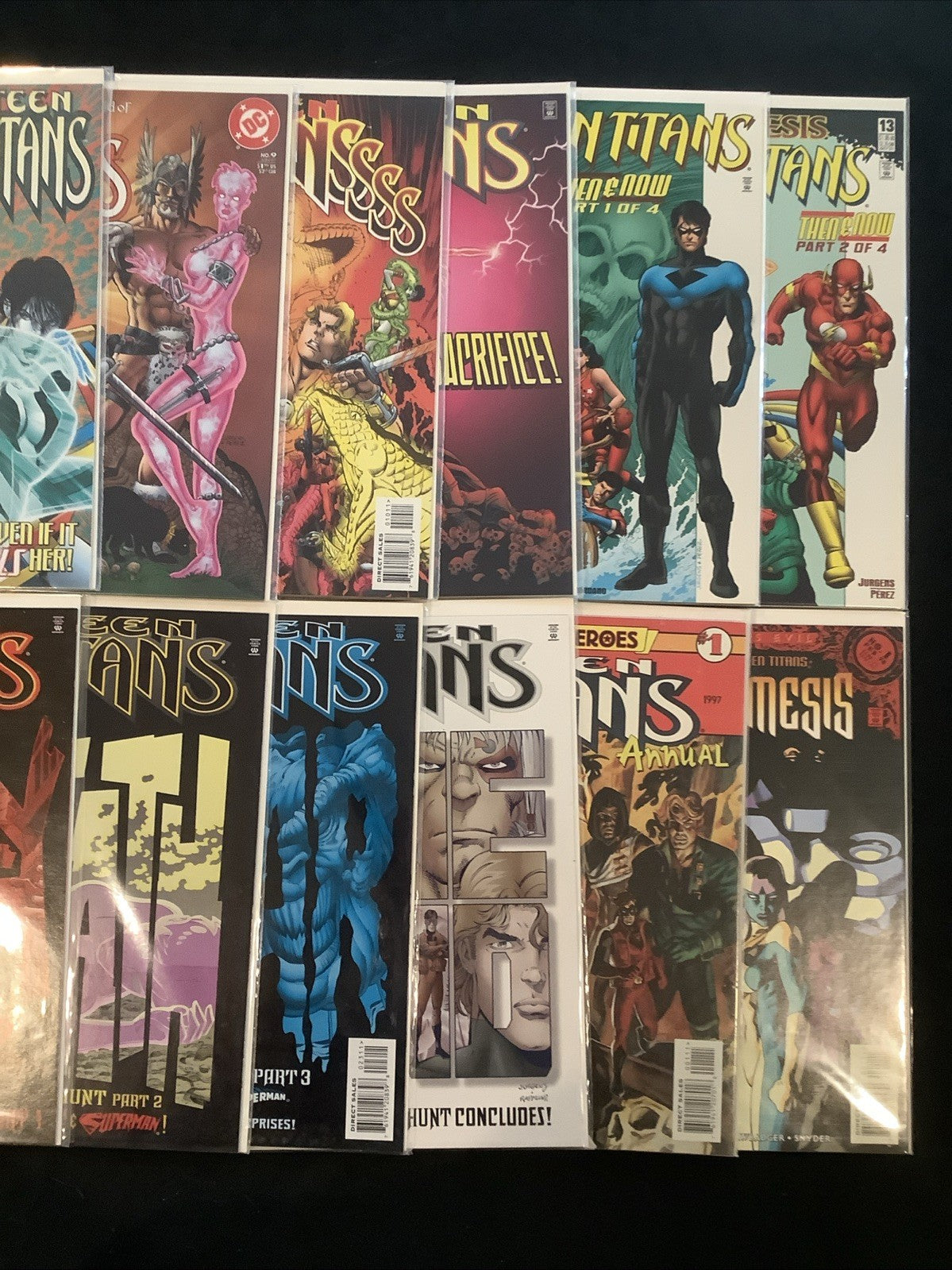 Teen Titans #1-24 + Annual #1 + Dark Nemesis Complete Comic Series, DC, Jurgens