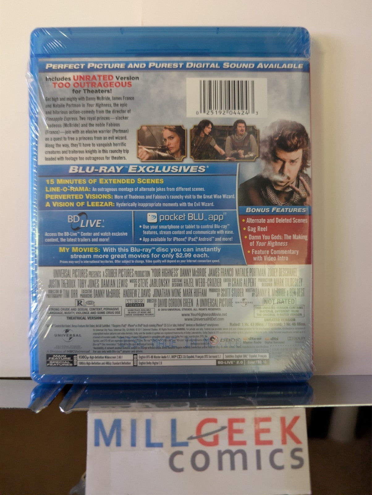 Your Highness, Danny McBride & Natalie Portman (Blu-ray) -JD