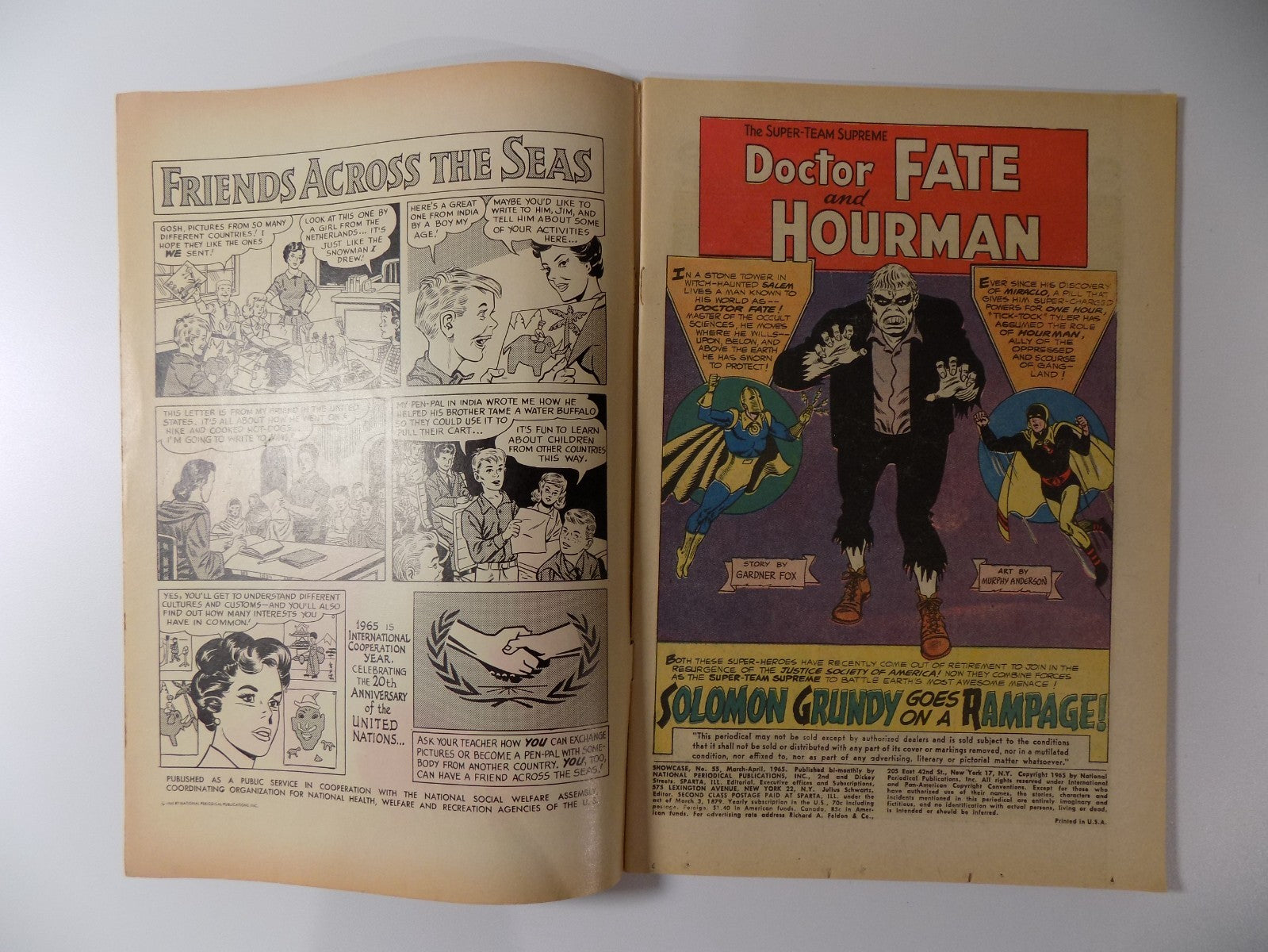 Showcase #55 DC Comic April 1965 Fine-