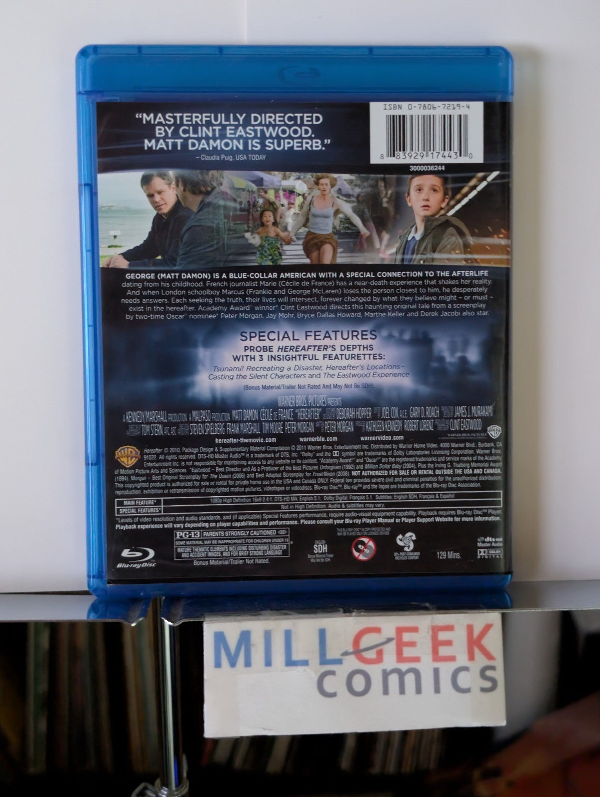 Hereafter - Matt Damon (Blu-ray) -JD