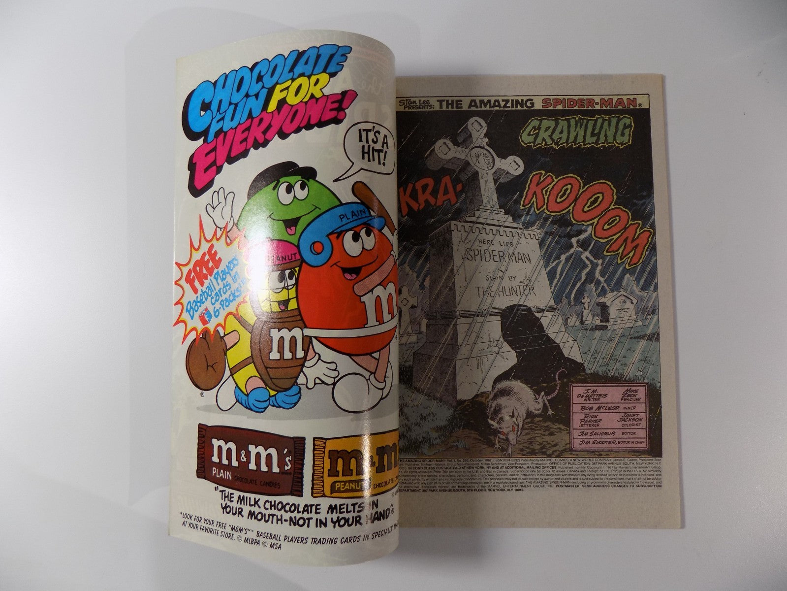 Amazing Spider-Man #293 Marvel Comic Very Fine+ October 1987