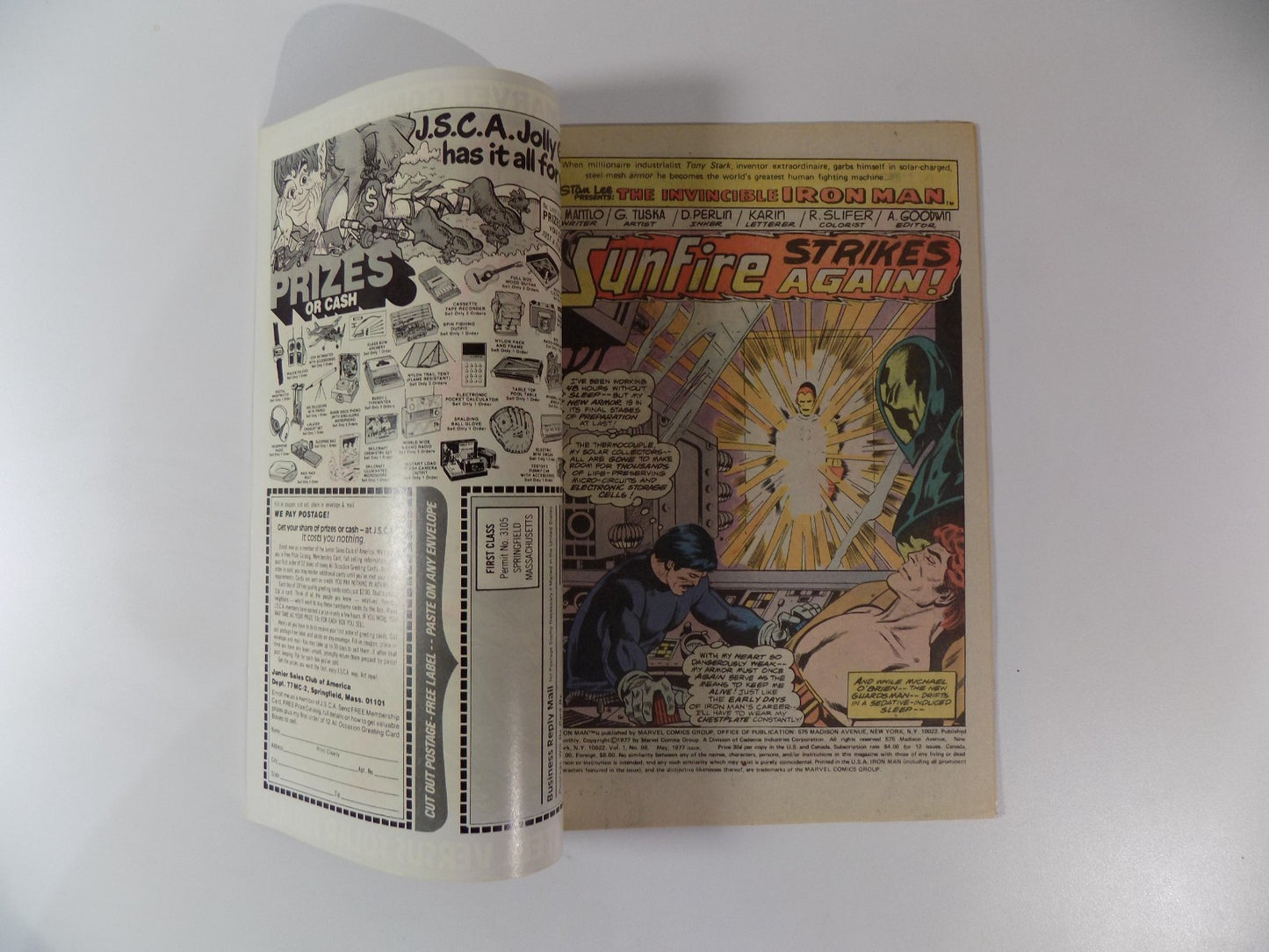 Iron Man #98 Marvel Comic May 1977 Very Fine