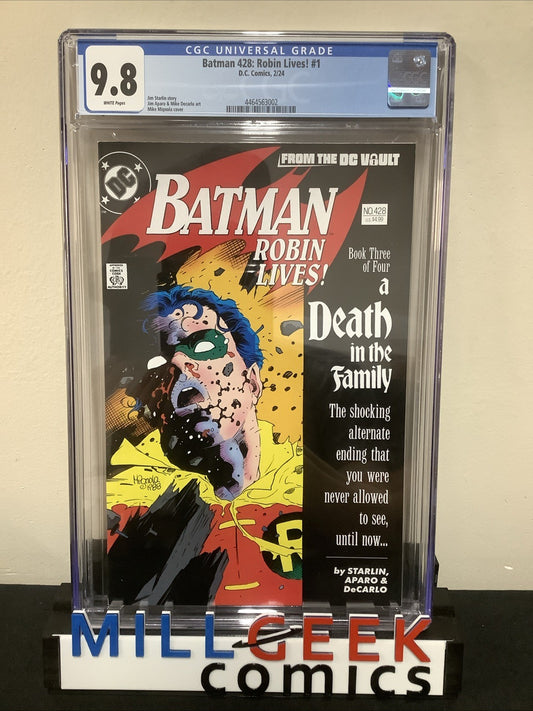 Batman 428: Robin Lives! (DC Comics February 2024) CGC Graded 9.8 (NM/M)