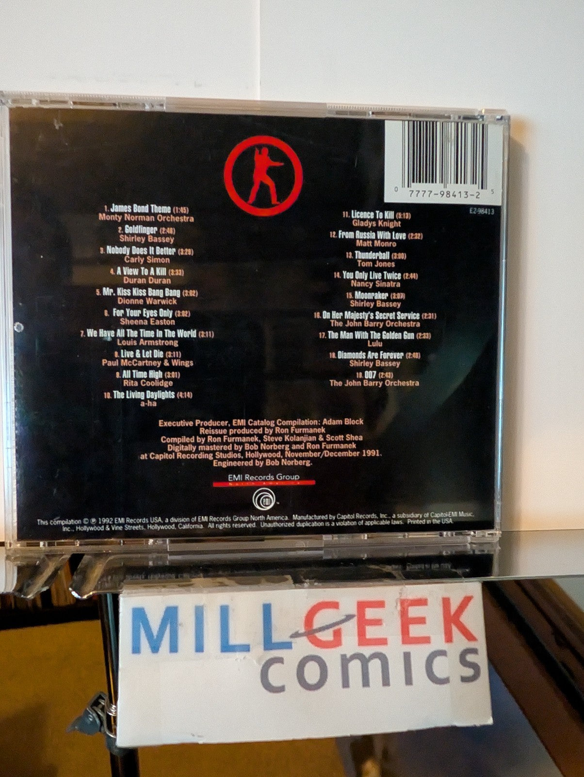 Soundtrack 5 CD Lot (James Bond, Clockwork Orange, Desperado, more)-JD