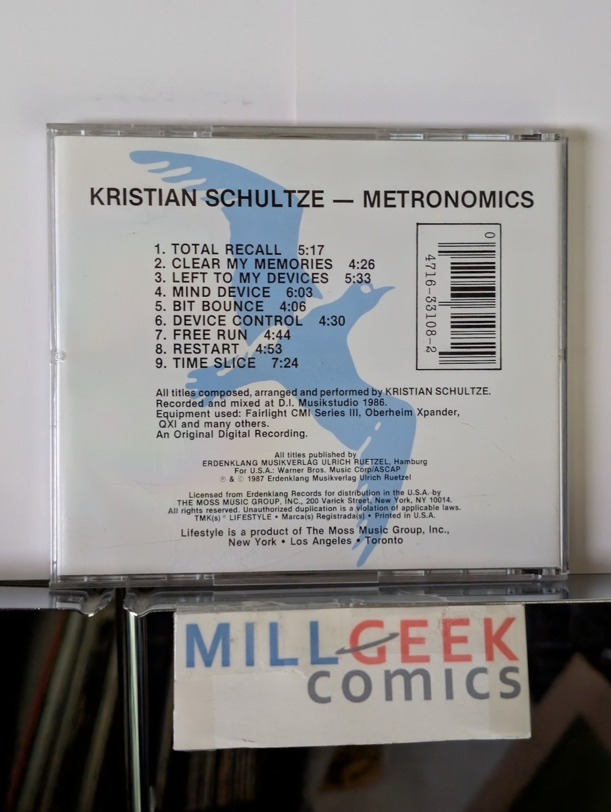 Kristian Schultze - Metronomics (CD 1987) Like New -JD