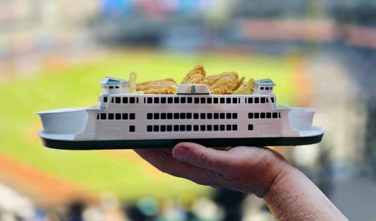 Seattle Mariners Ferry Boat Tray -  New Design With Ivar’s Logo! 