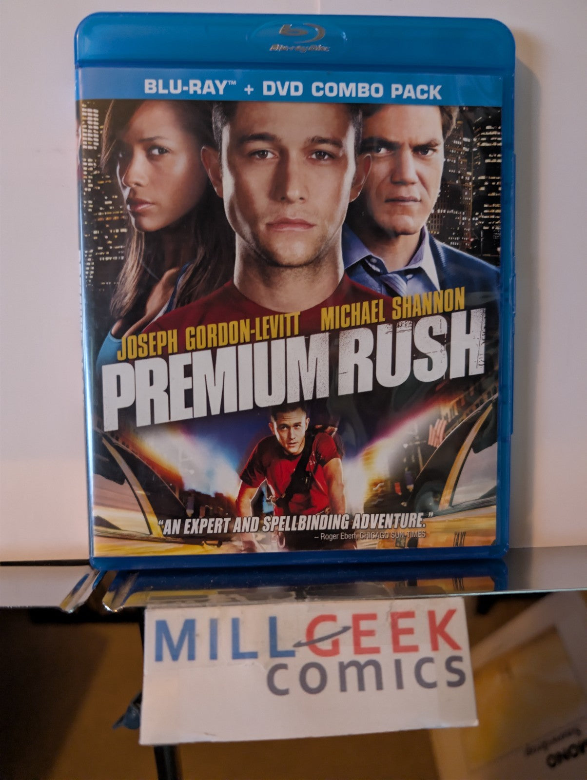 Limitless / Logan Lucky / Premium Rush, 3 Movie Lot (Blu-ray) -JD