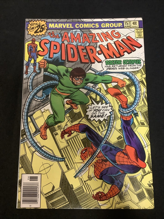 Amazing Spider-Man #157 (Marvel Comics June 1976) VF+ (8.5) John Romita