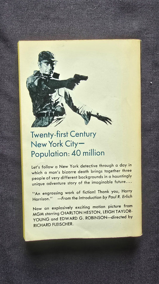 SOYLENT GREEN (MAKE ROOM ! MAKE ROOM !) Heston Classic! Paperback (1967 PC) -JD