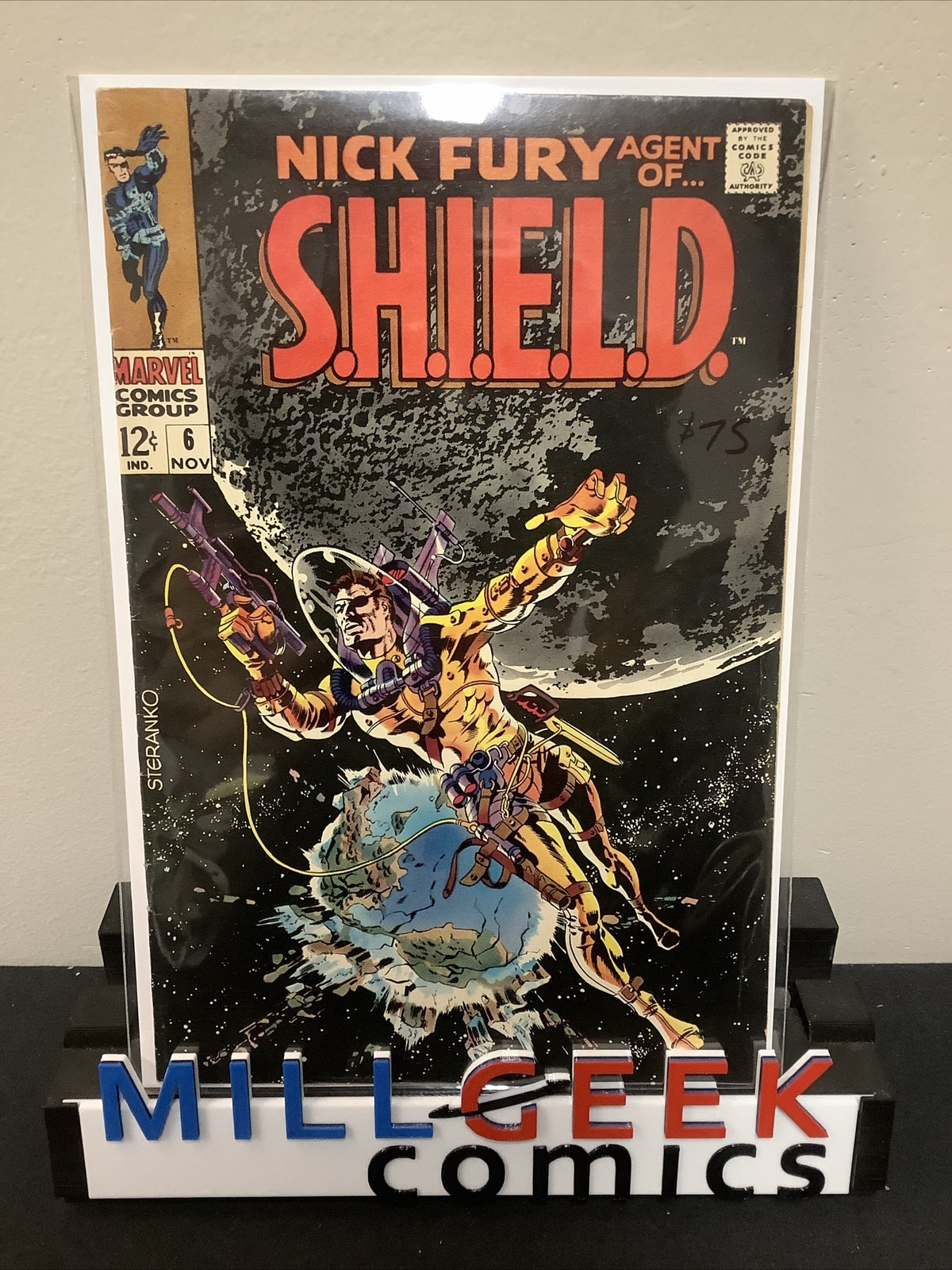 Nick Fury Agent Of Shield #6 (1968) F+ (6.5)  Jim Steranko, “Doom Must Fall”