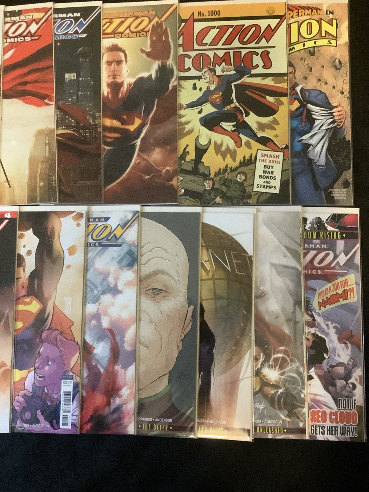 Action Comics #957-1048 (Missing #1035) Comic Lot, DC, Additional Variant Covers