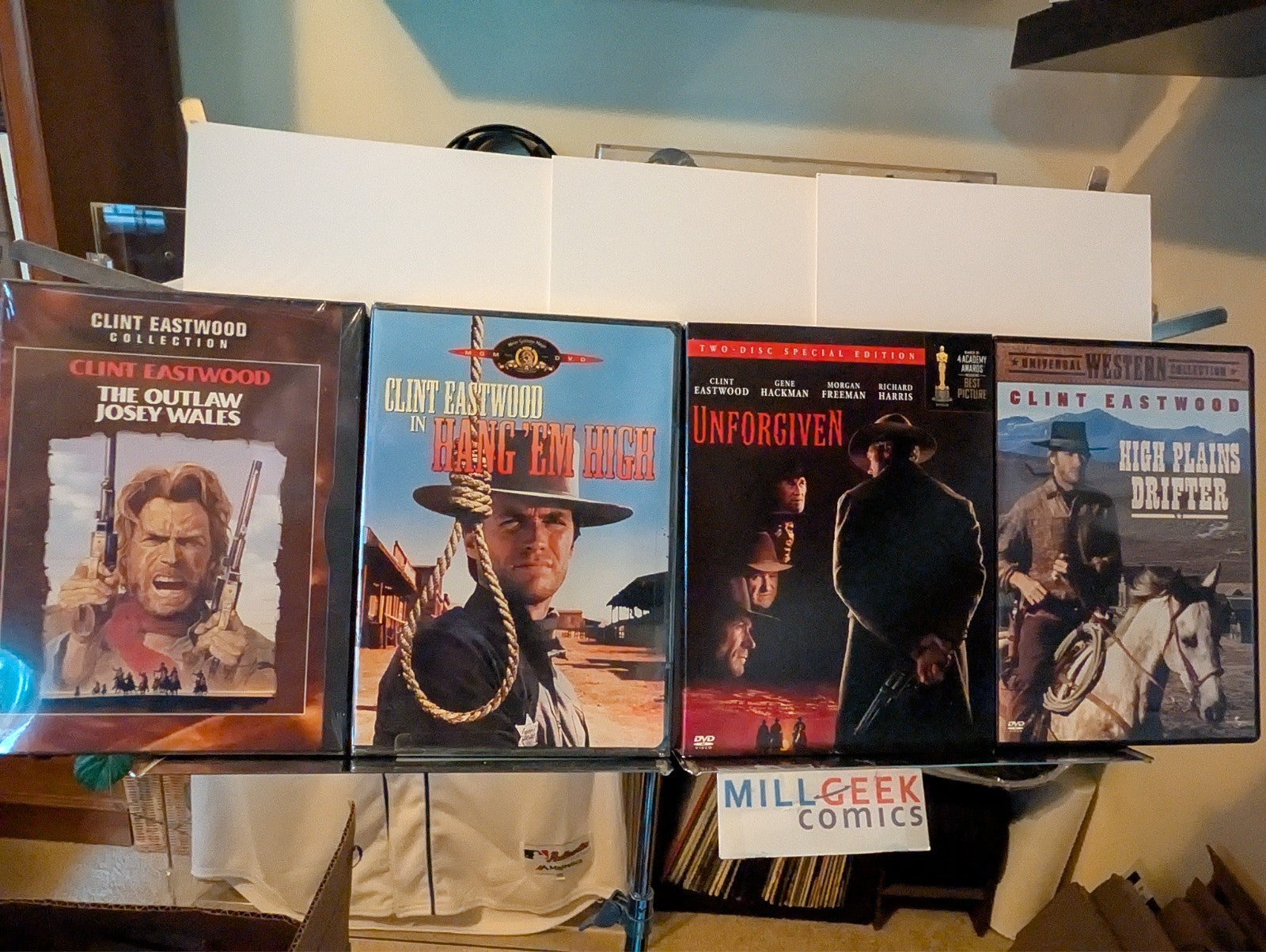 The Outlaw Josey Wales / Hang Em High / Unforgiven / High Plains Drifter(DVD)-JD