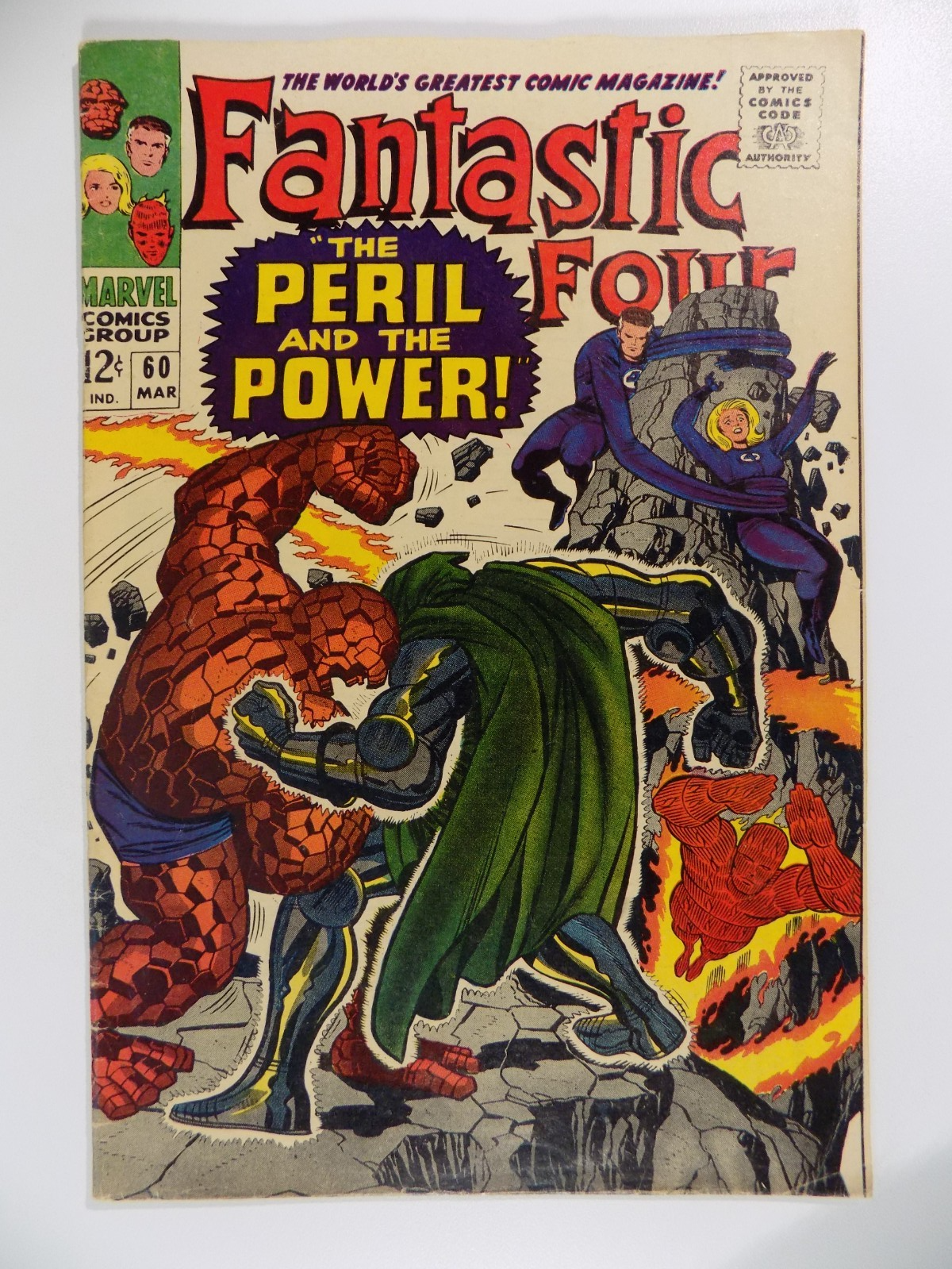 Fantastic Four #60 Marvel Comic March 1967 Fine/Very Fine