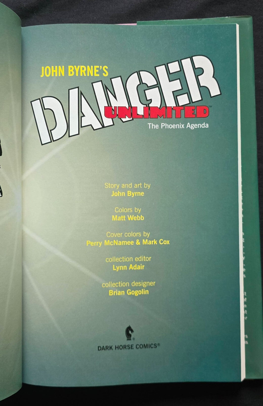 Danger Unlimited By John Byrne (1st Ed Signed, #340/1000 - Dark Horse 1995)