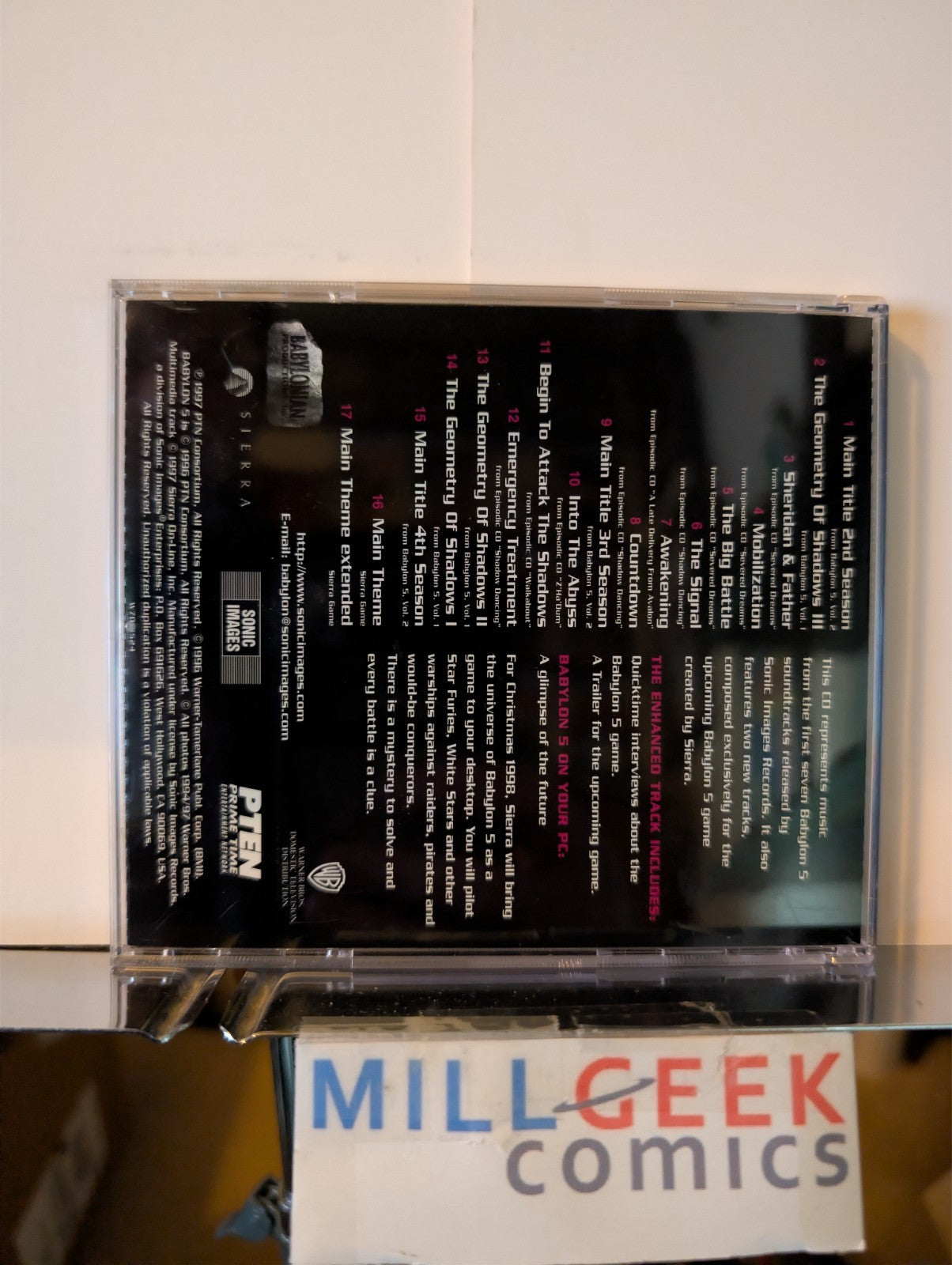 Sci-Fi Soundtracks, 2 CD Lot (Empire Strikes Back, Babylon 5) -JD