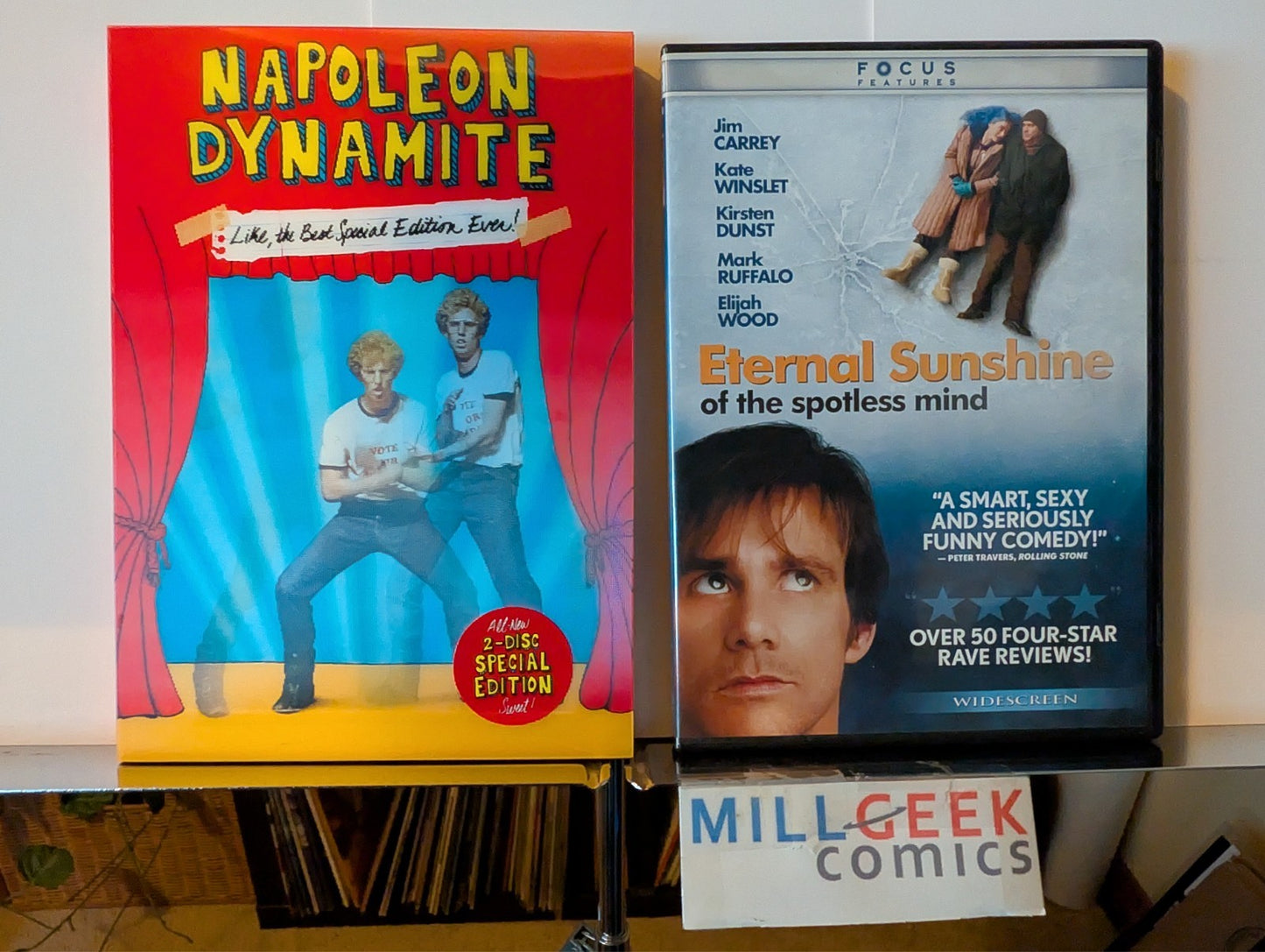 Napoleon Dynamite / Eternal Sunshine of the Spotless Mind (DVD) Like New -JD