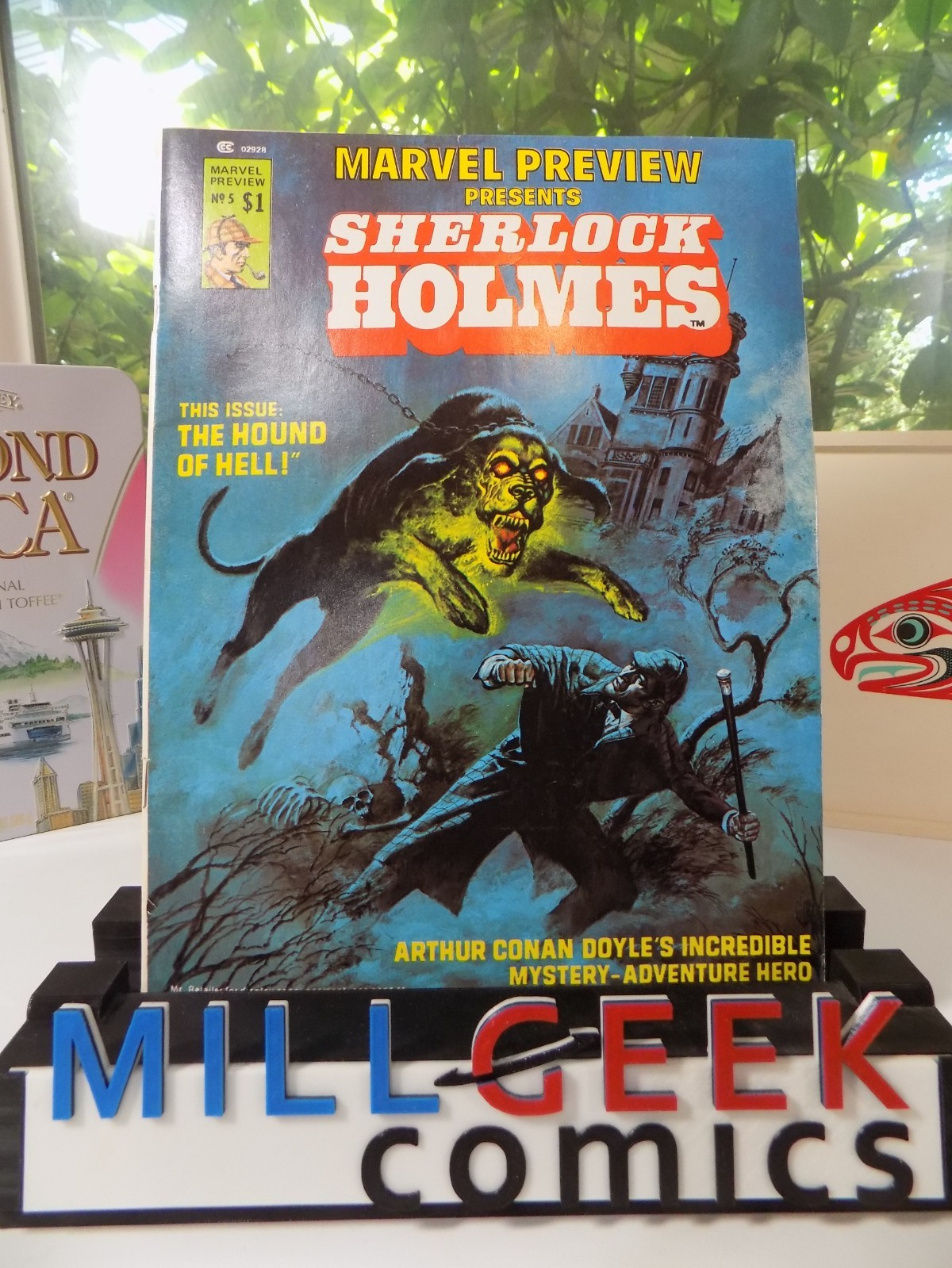 Marvel Preview Magazine #5 Presents Sherlock Holmes April 1975 Very Fine+