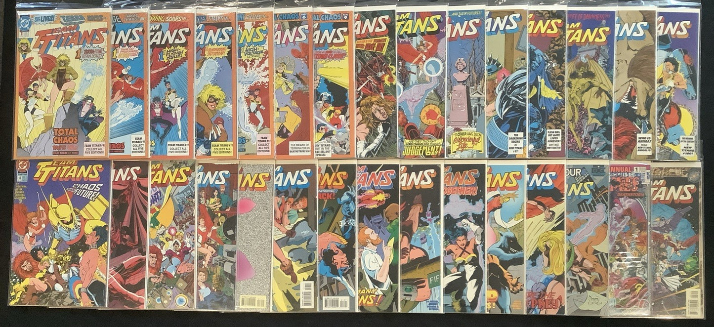 Team Titans #1-24 + Annuals #1-2 Complete Comic series, DC Comics, All #1’s