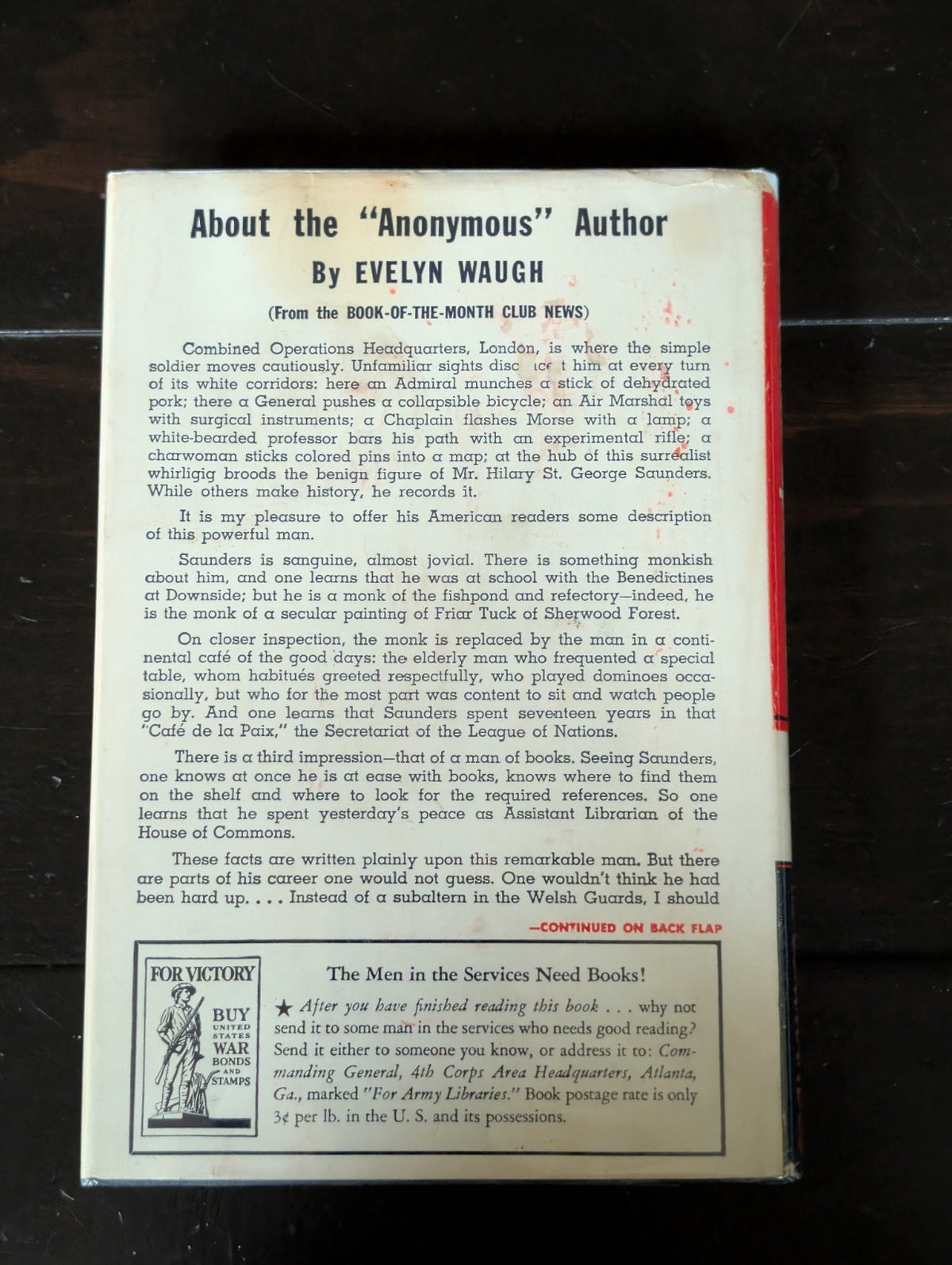 Combined Operations: The Official Story of the Commandos 1st Edition 1943 HC -JD