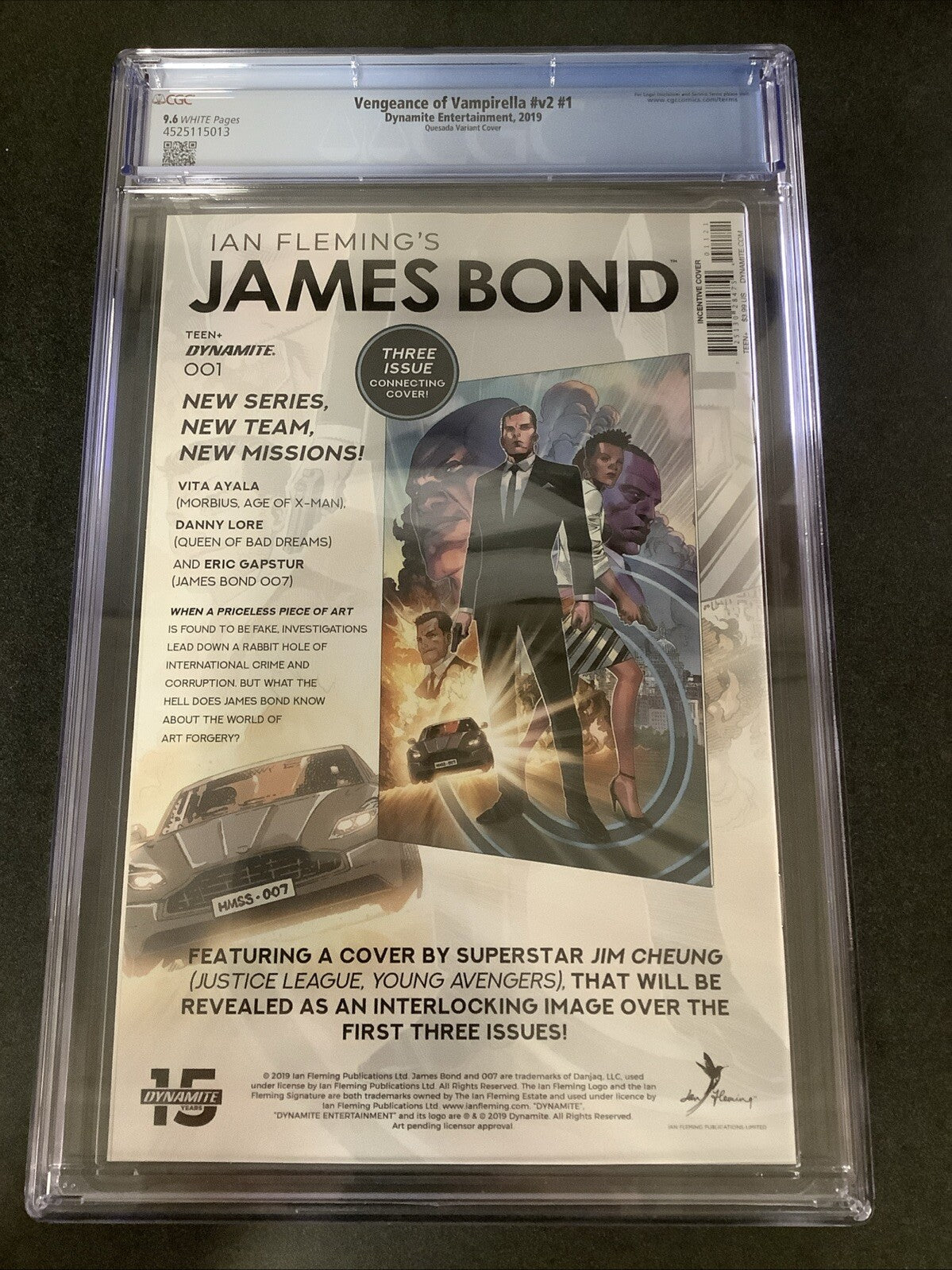 Vengeance of Vampirella #1 (vol.2) CGC Graded 9.6, Quesada 1:100, Icon Edition